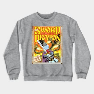 Mystery Science Rusty Barn Sign 3000 - The Sword and the Dragon Crewneck Sweatshirt